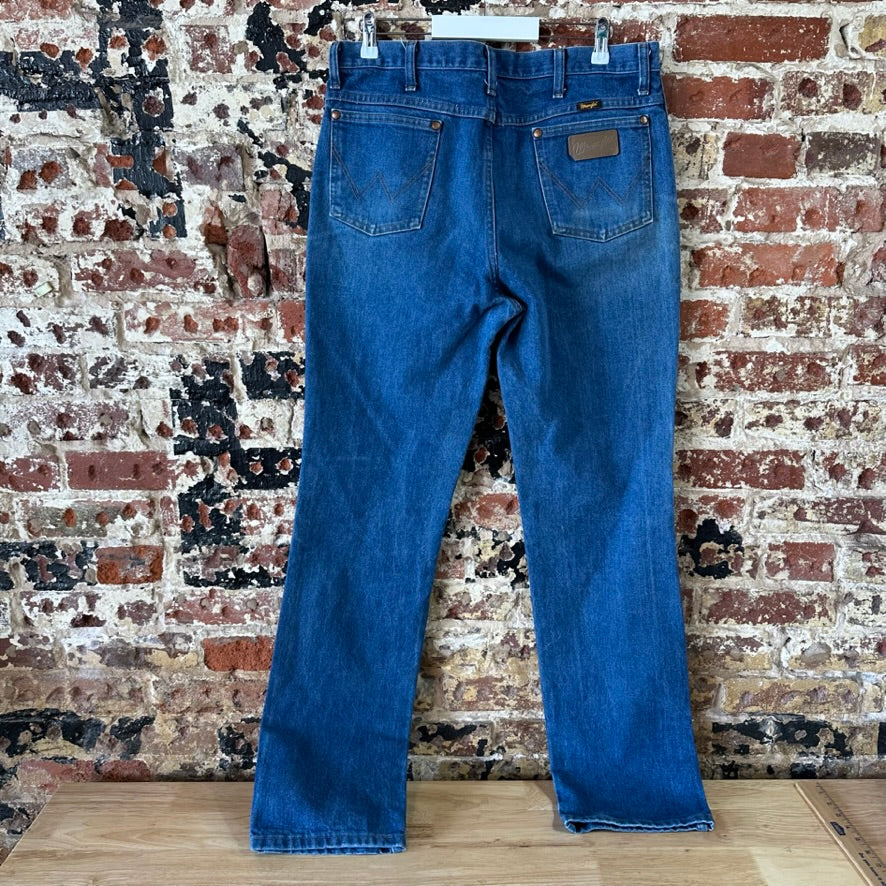 Wrangler Blue Jeans 35x34 western rodeo 936pwd cowboy cut slim fit