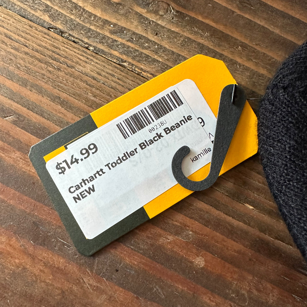 Carhartt TODDLER Beanie Hat Acrylic Winter Pull On Knit Cap black NWT camo logo