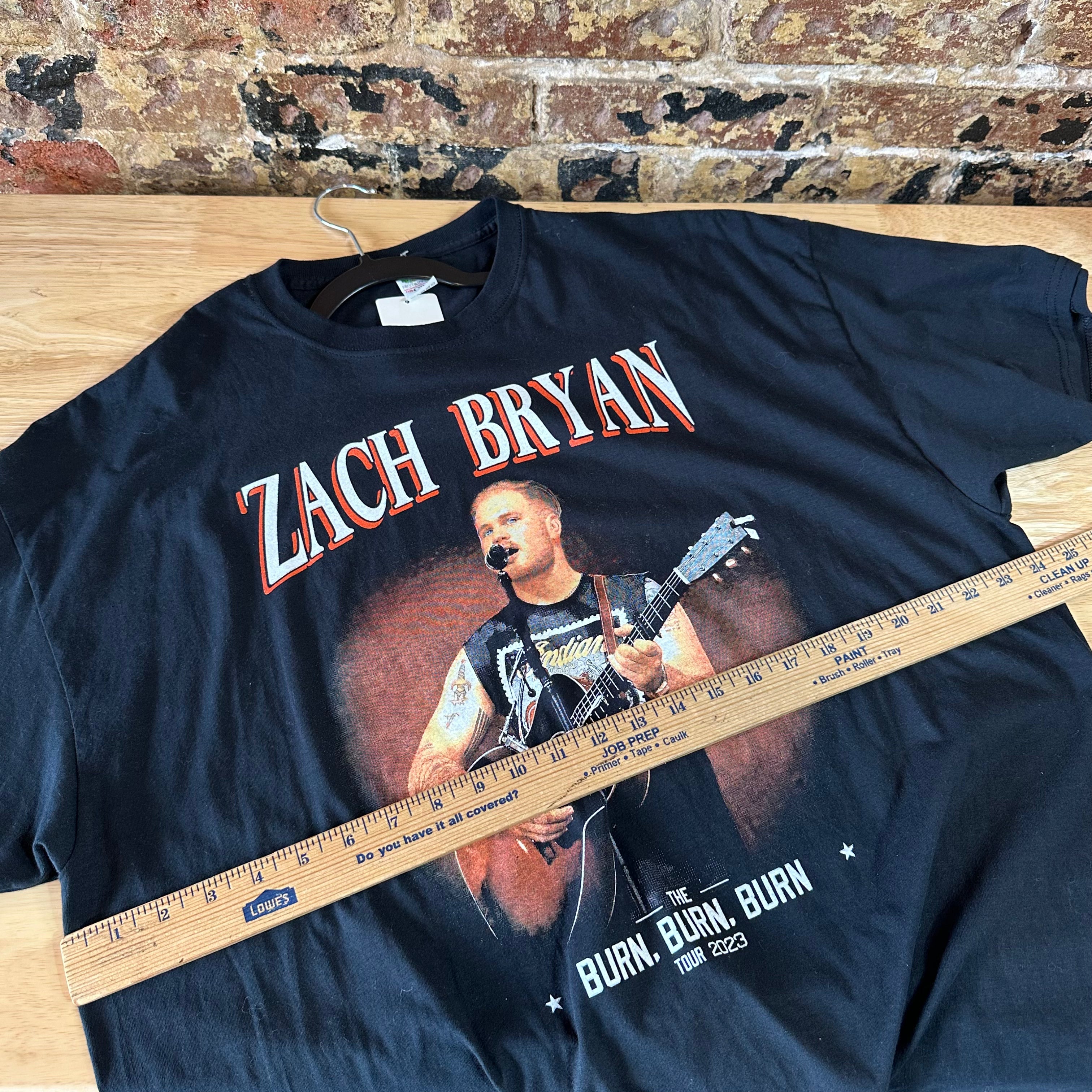 Zach Bryan S/S Black T-Shirt Men's 2XL