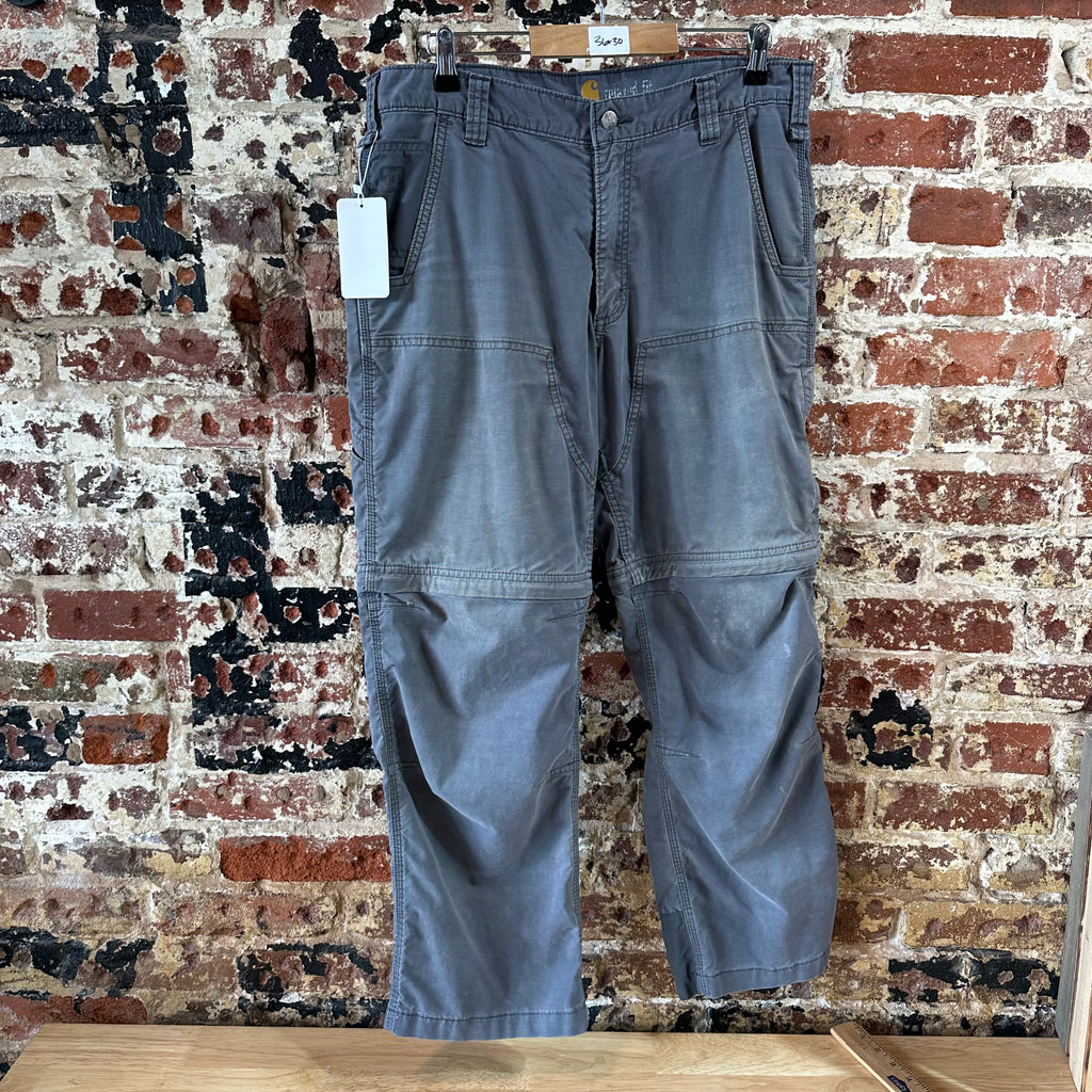 Carhartt Mens 36x30 Gray Pants