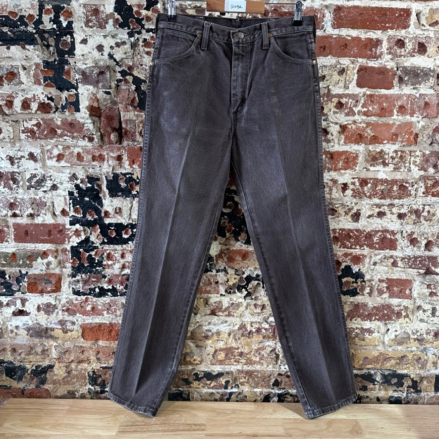 Vintage Wrangler Mens 31x32 Brown Jeans
