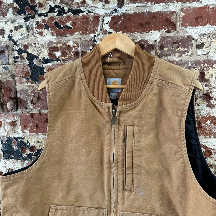 Carhartt Brown Vest Mens Large