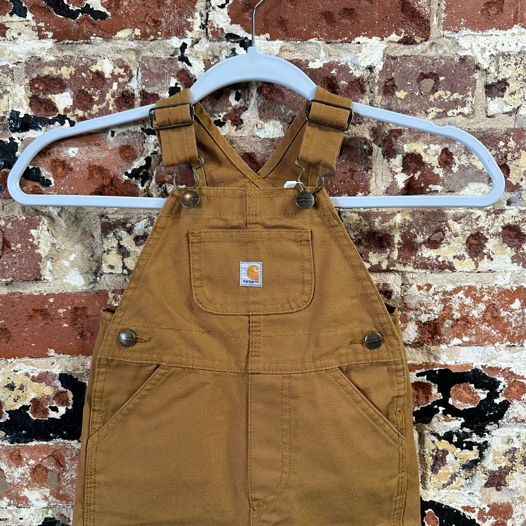 Carhartt Brown Bibs 18M