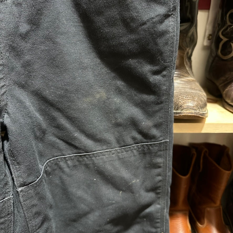 Carhartt Insulated Overalls Black boys 12 Bibs