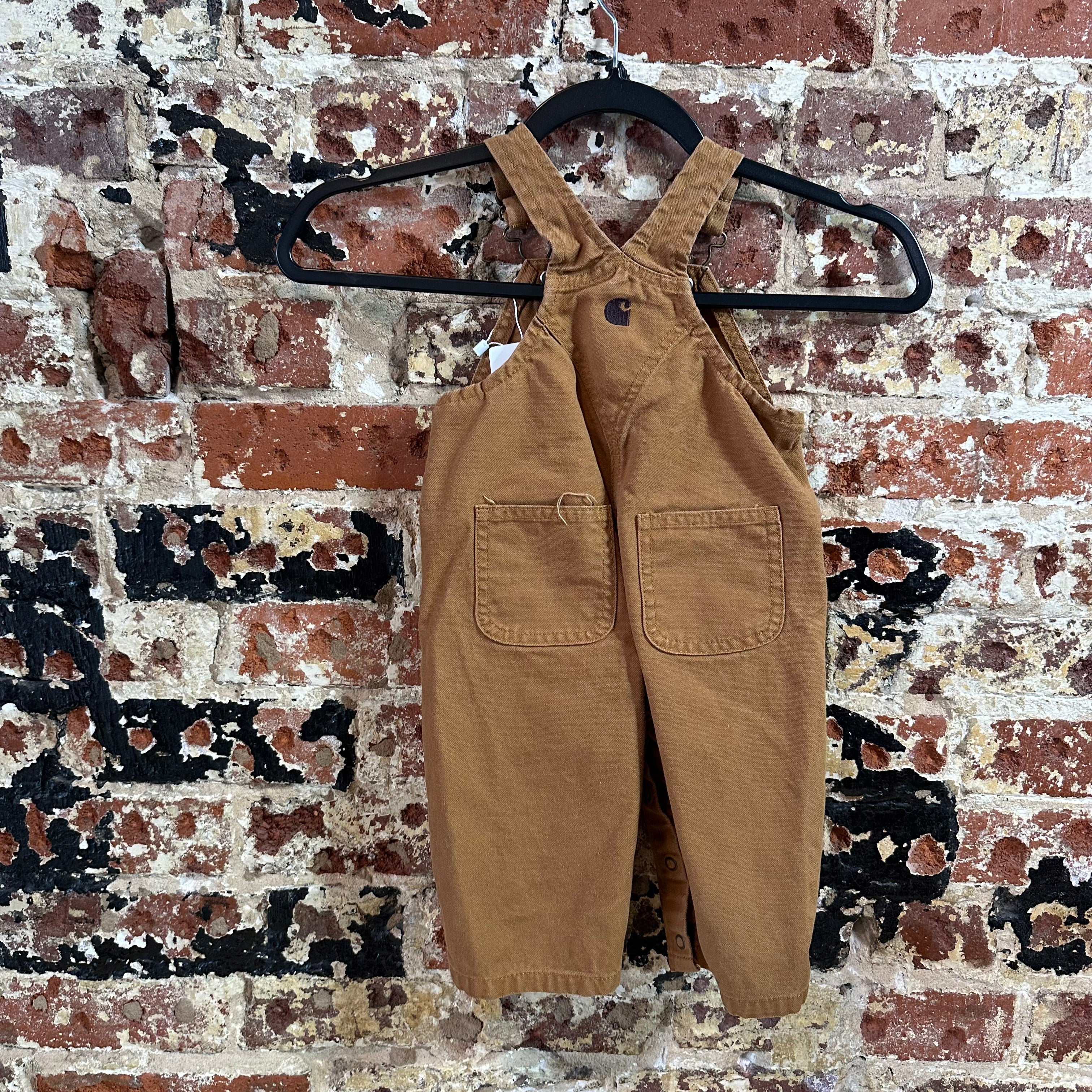 Carhartt Brown Bibs Boys 9M