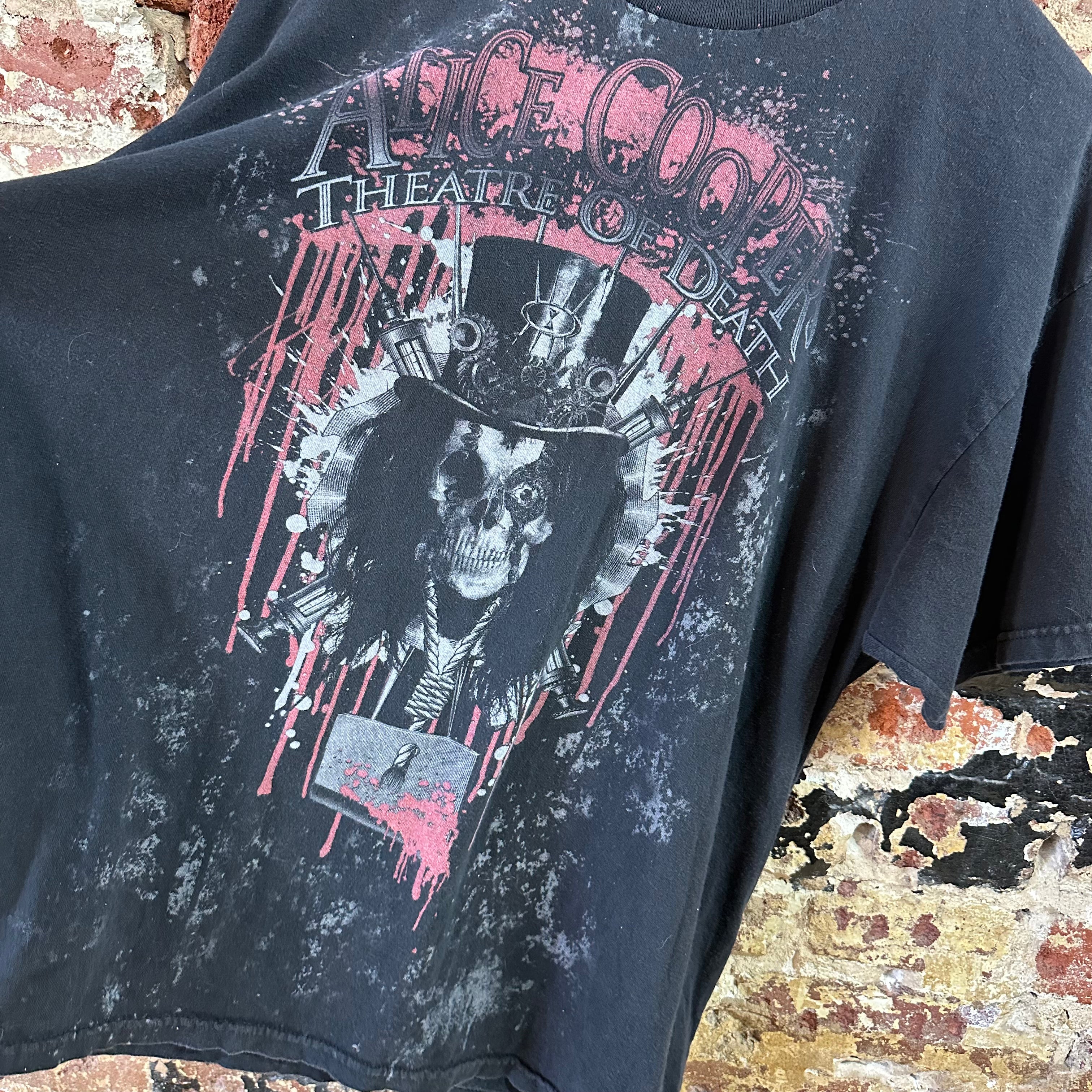 Alice Coopers Men's XL S/S Black T-Shirt