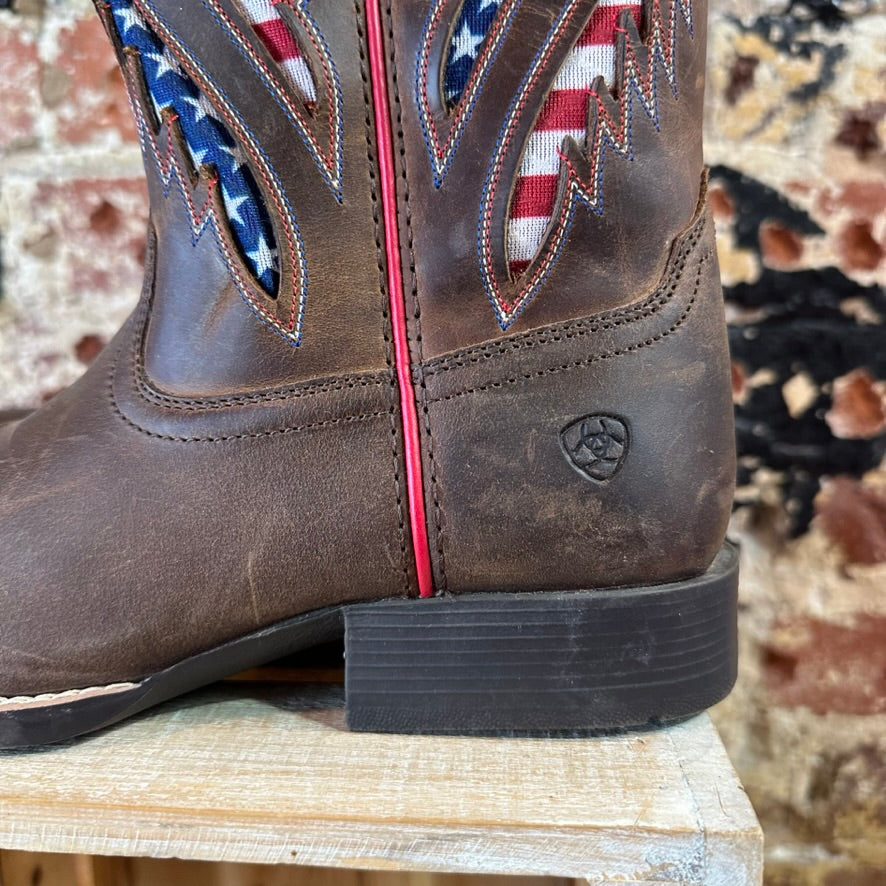Ariat Youth Boys 5 Brown Western Boots