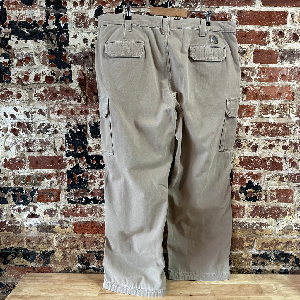 Carhartt Mens 42x30 Tan Cargo Pants