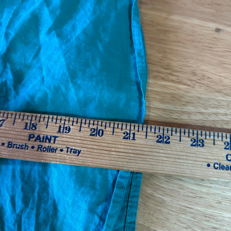 Wrangler Girls Shirt Size Large Western Pearl Snap Long Sleeve Teal