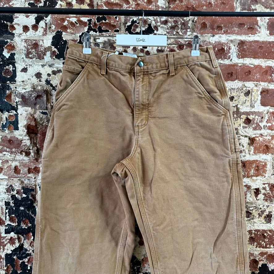 Carhartt B111 Brown Mens 32x32 Lined Pants