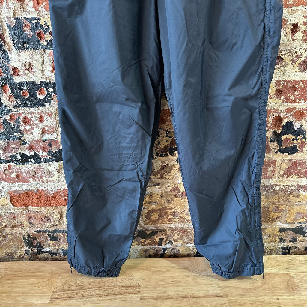 VTG Nike Pants Womens Med Black Track Windbreaker Gym Jogger Workout Running Y2K