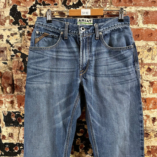 Ariat M1 Vintage Straight Blue Jeans Men's 31x34 Western Cowboy