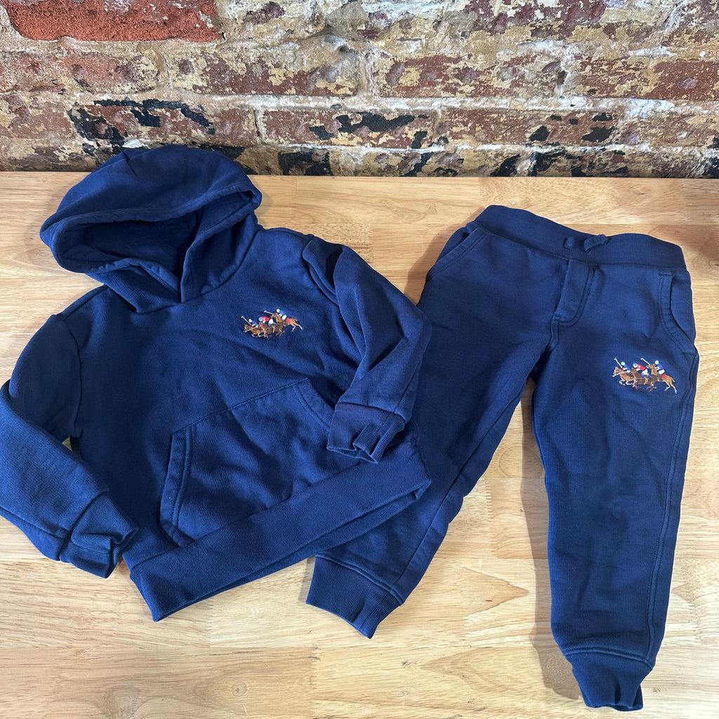 Polo Hoodie & Pants Set Boys 3