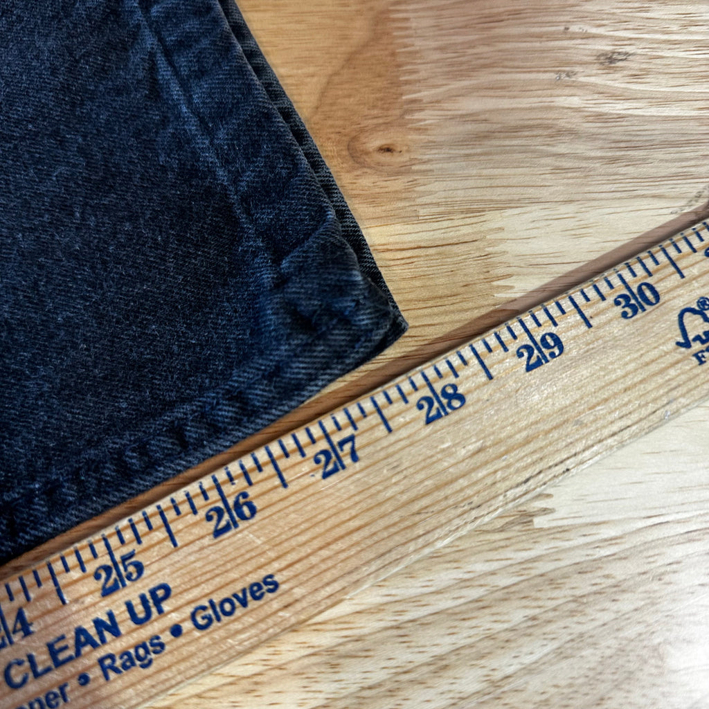 Vtg Levis 550 Black Orange Tab Relaxed Tapered Mens Jeans 40x30 USA 1996 90s