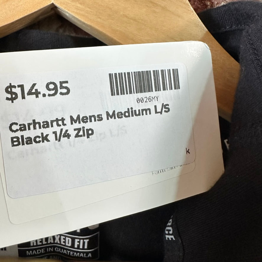 Carhartt Mens Medium Long Sleeve 1/4 Shirt