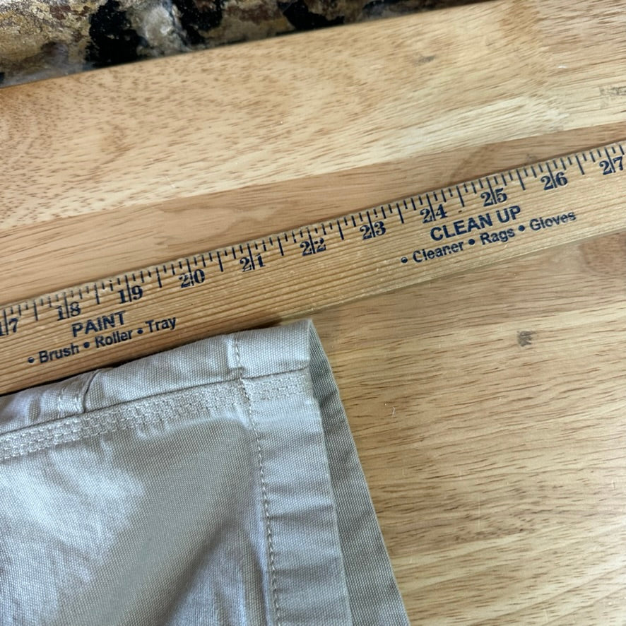 Carhartt Canvas Work Shorts Mens 38 Rugged Flex Utility Tan Beige