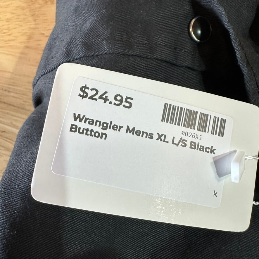 Wrangler Mens XL L/S Button Up