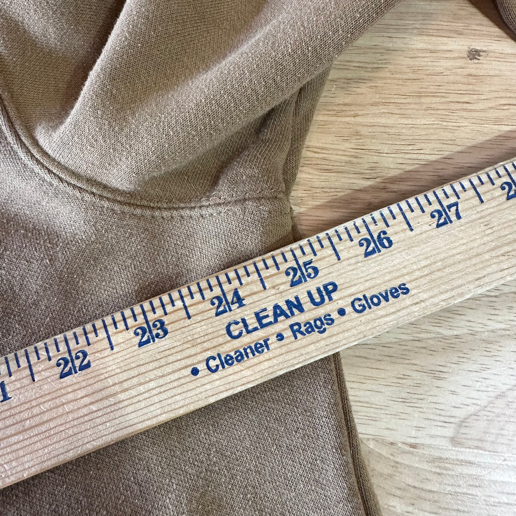Carhartt Hoodie Sweatshirt Brown Mens Size Medium Original Fit Spellout