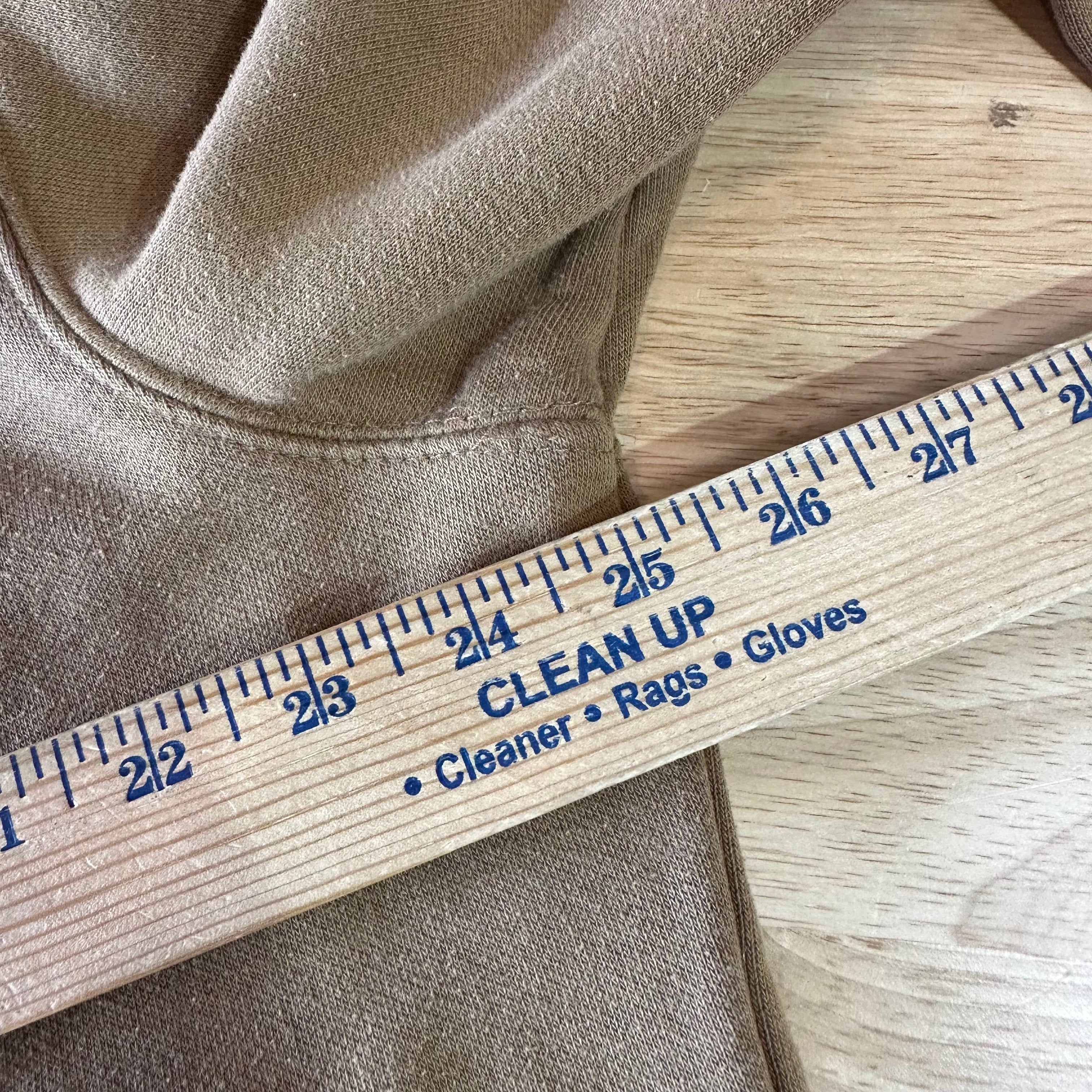 Carhartt Hoodie Sweatshirt Brown Mens Size Medium Original Fit Spellout