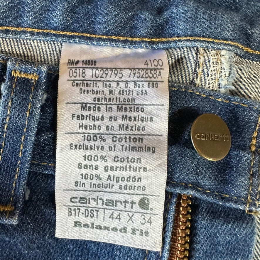 Carhartt Mens 44x34 Jeans