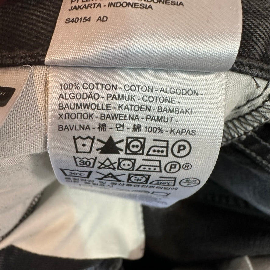 Levi's 550 Mens 36x30 Black Jeans