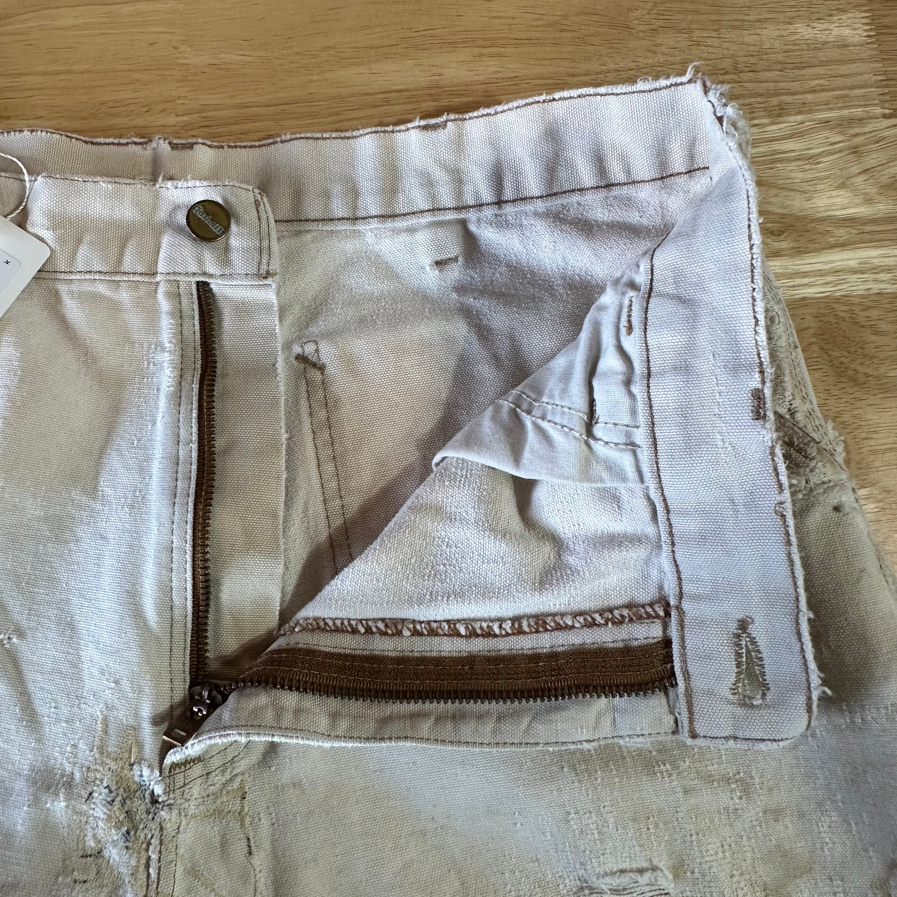 Carhartt Mens 34x32 Tan Pants