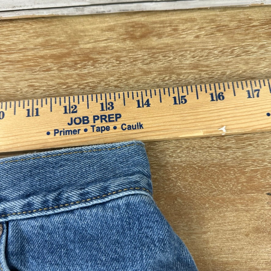 Levi's Cut Off Denim Blue Jean Shorts Womens 8 Distressed - 28x4"