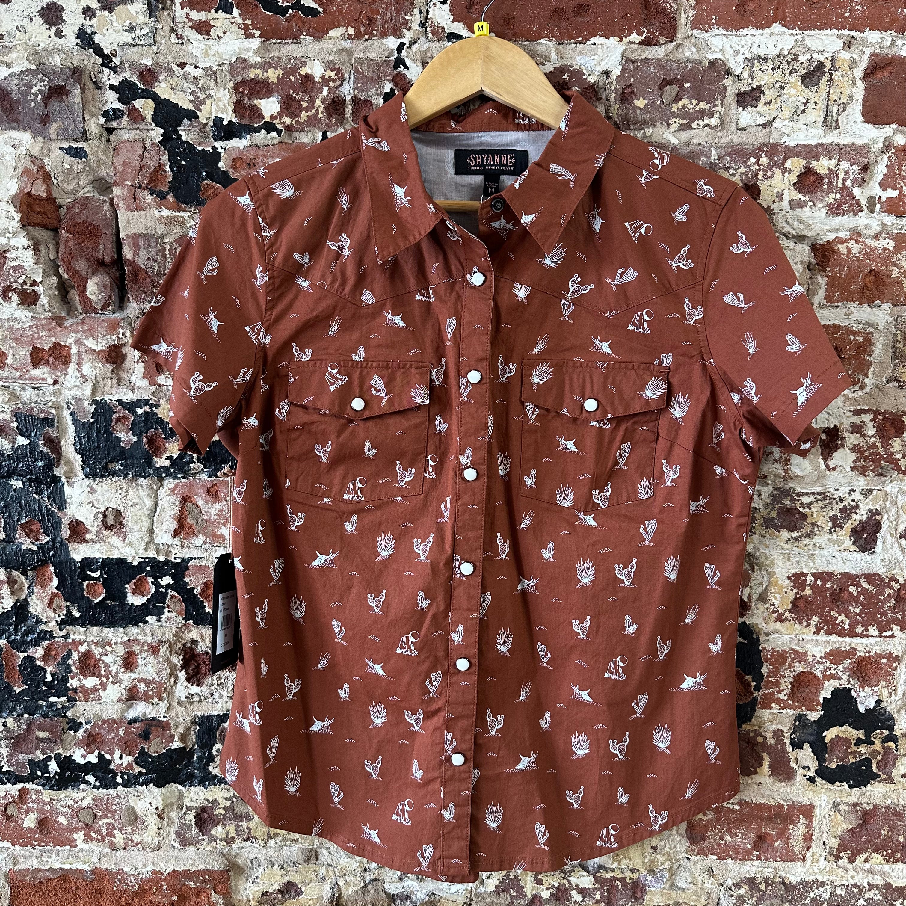 Syanne Womens Medium Western Shirt NEW