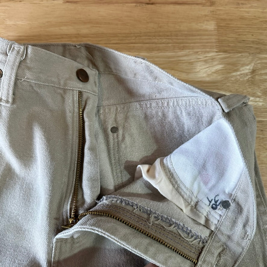 Vintage Wrangler Mens 30x32 Tan Jeans