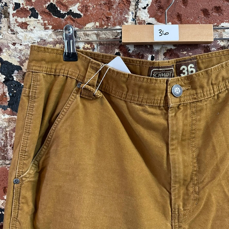 Schmidt Brown Cargo Shorts Mens 36