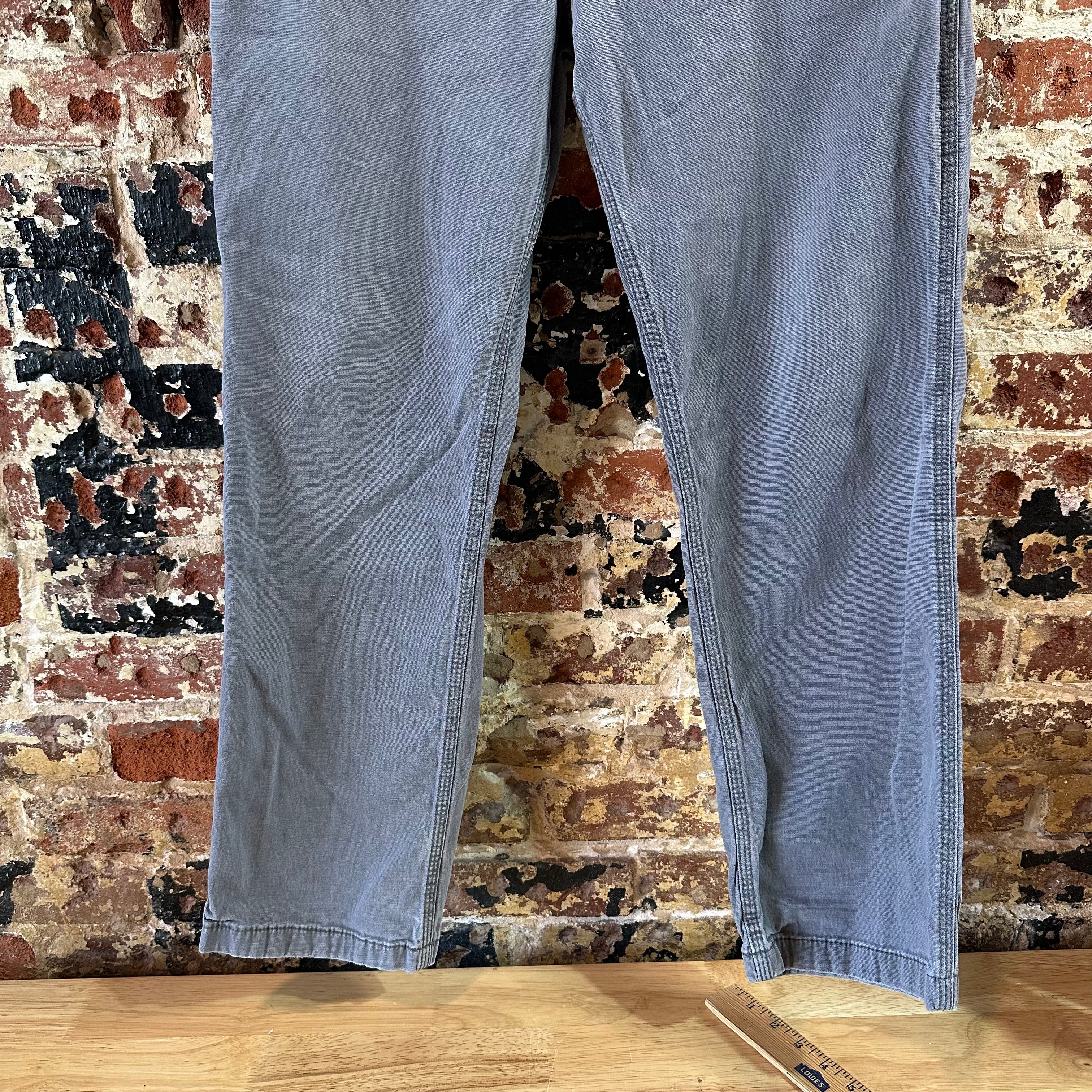 Carhartt Mens 32x30 Gray Pants