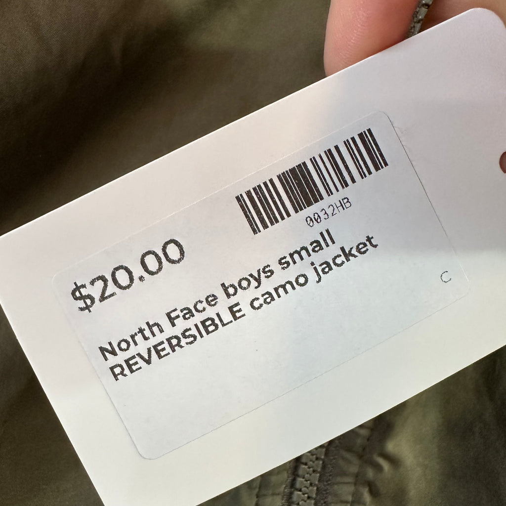 The North Face Boys Small Reversible Camo Jacket