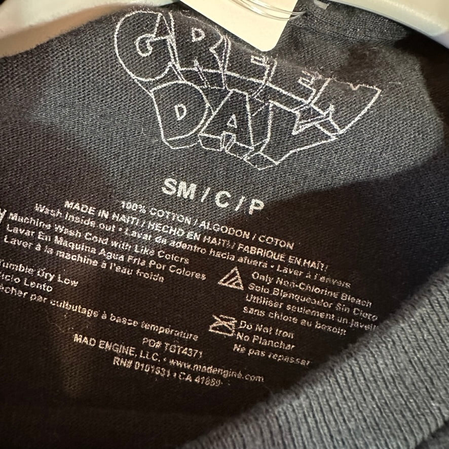 Green Day Small S/S Black T-Shirt