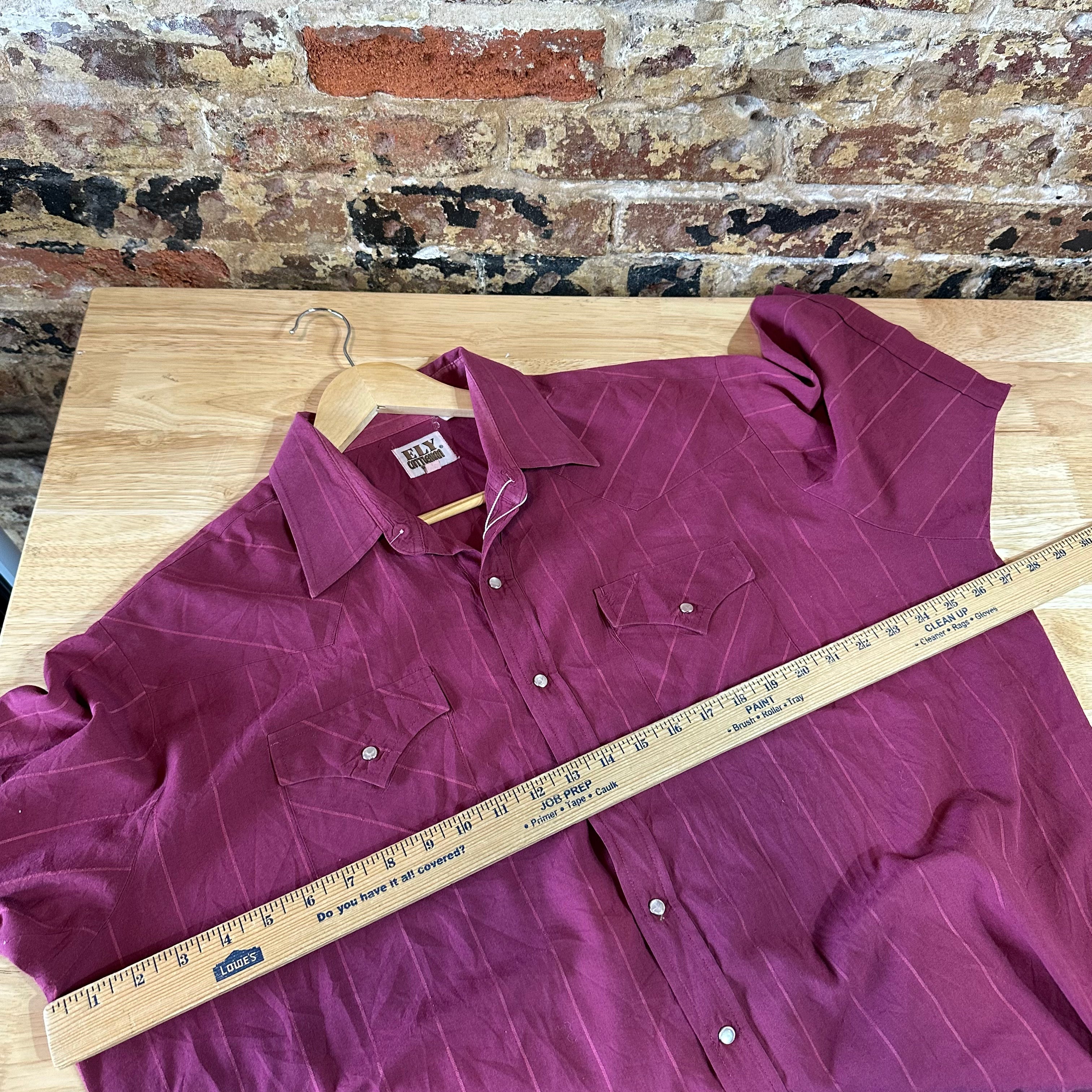 Ely Cattleman Western Shirt Mens 2XL
