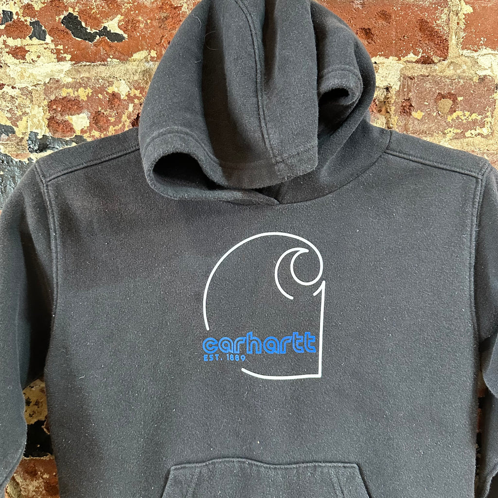 Carhartt Boys 7 Black Hoodie