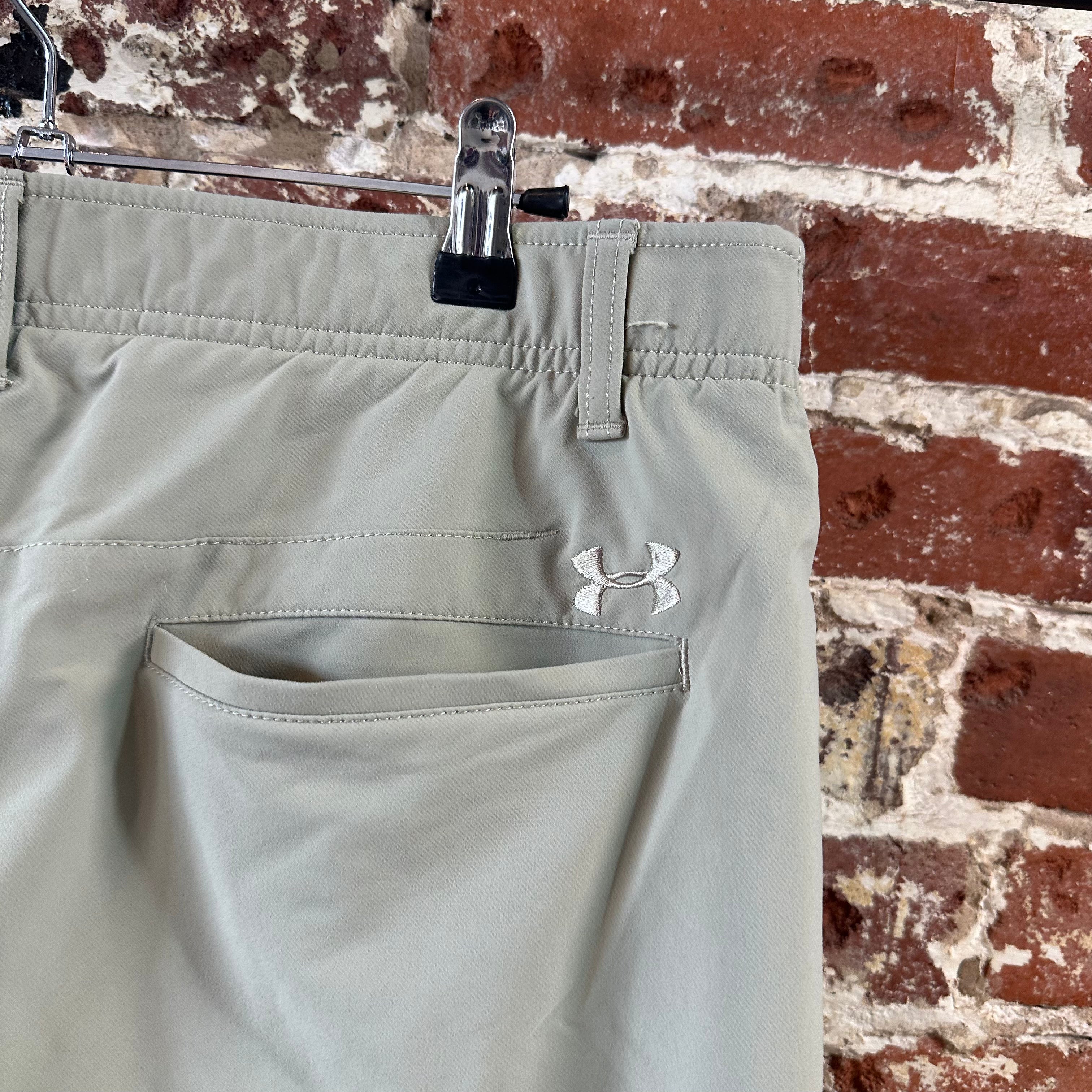 Under Armour Mens 34x30 Tan Pants