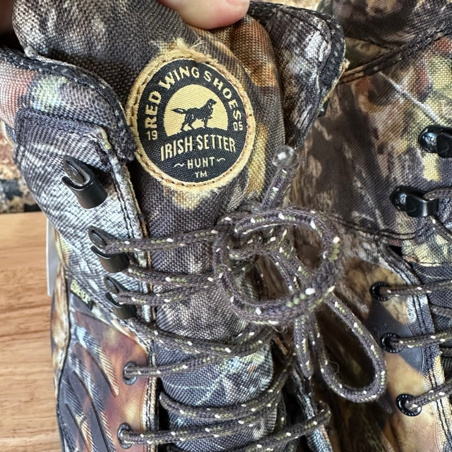 Irish Setter Insulated Hunting Boots 9.5EE Camo UltraDry Waterproof 800g Lace Up