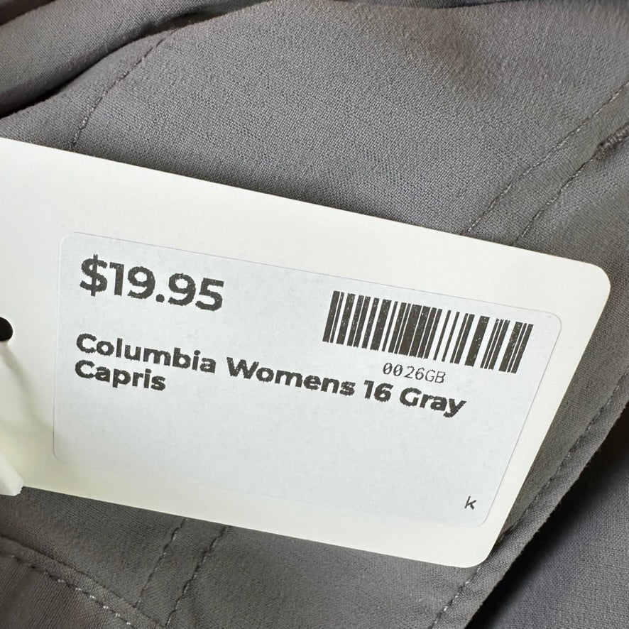 Columbia Womens 16 Gray Capris