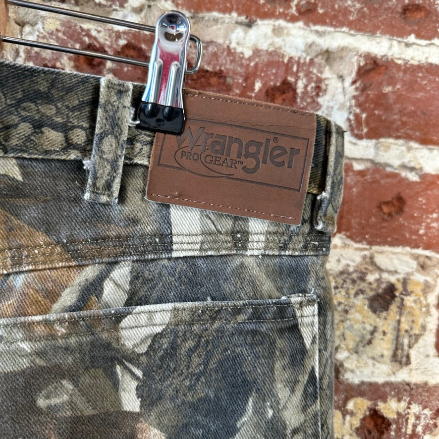 Wrangler Pro Gear Cargo Pants Camo Realtree Camouflage 38x34"