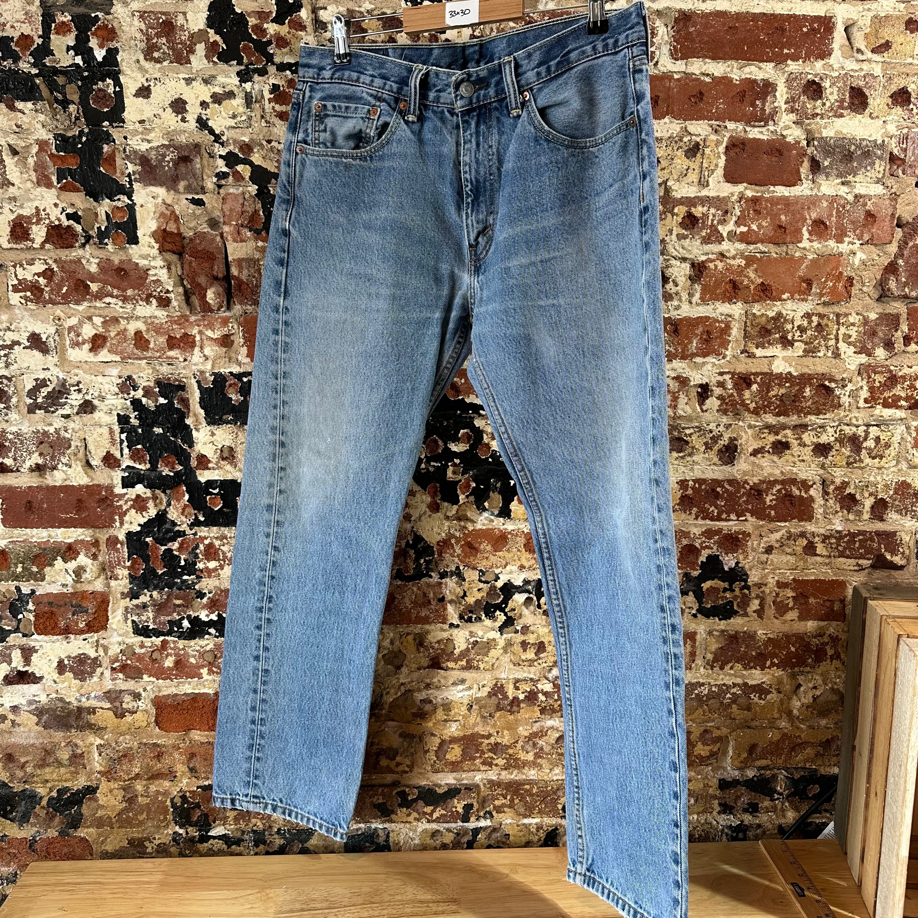 Levi's 505 Mens 33x30 Blue Jeans