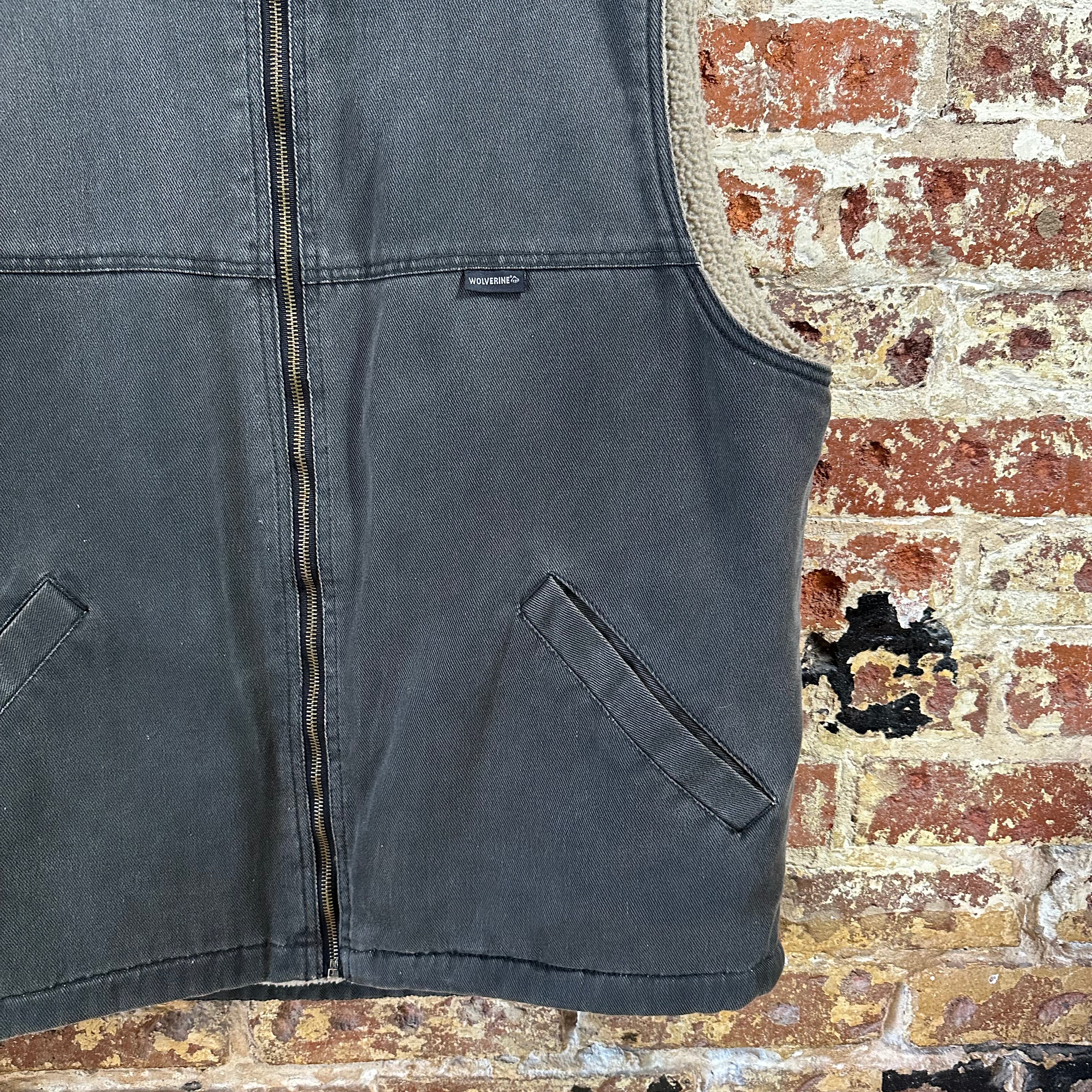 Wolverine Mens Large Gray Vest