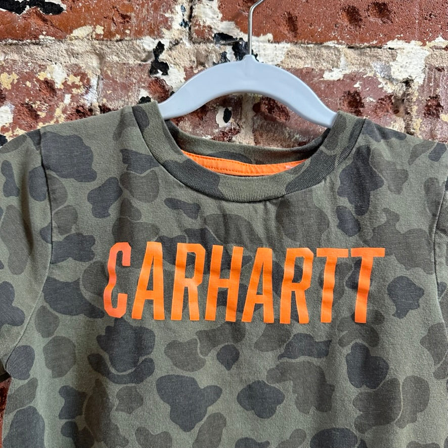 Carhartt Short Sleeve Camo T-Shirt Boys 4T Outdoor Toddler Hunting