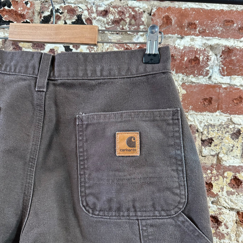 Carhartt Mens 30x32 Dark Brown Pants