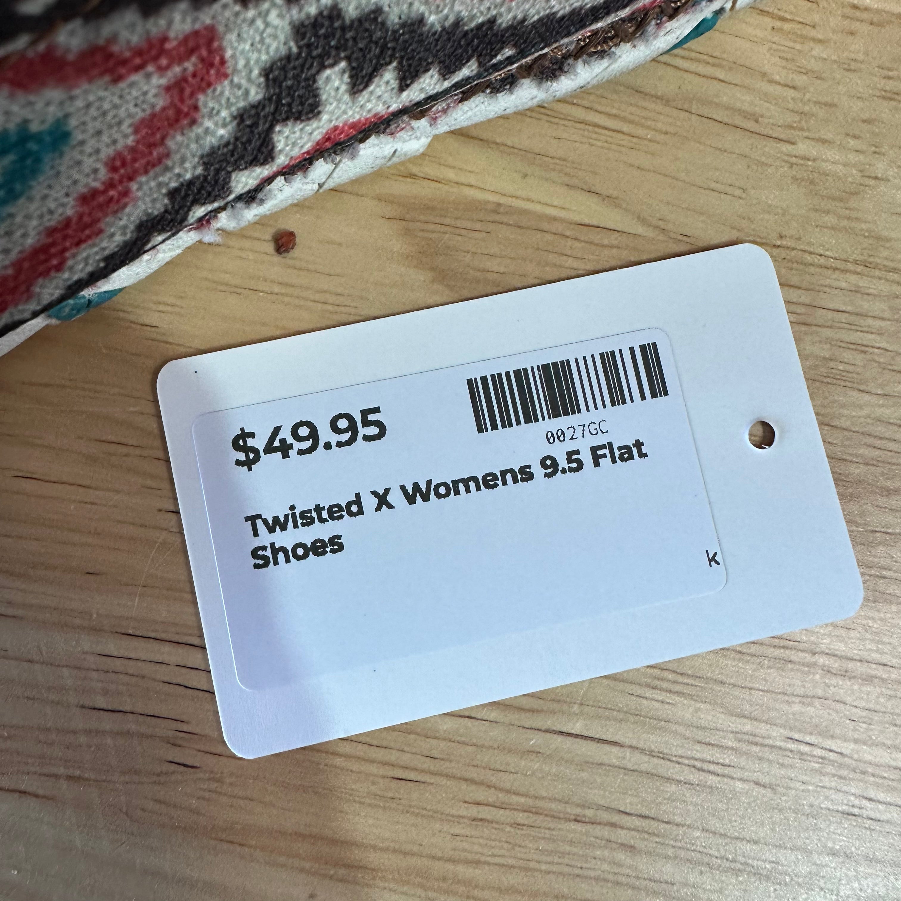 Twisted X Western Slip Ons Woman's 9.5