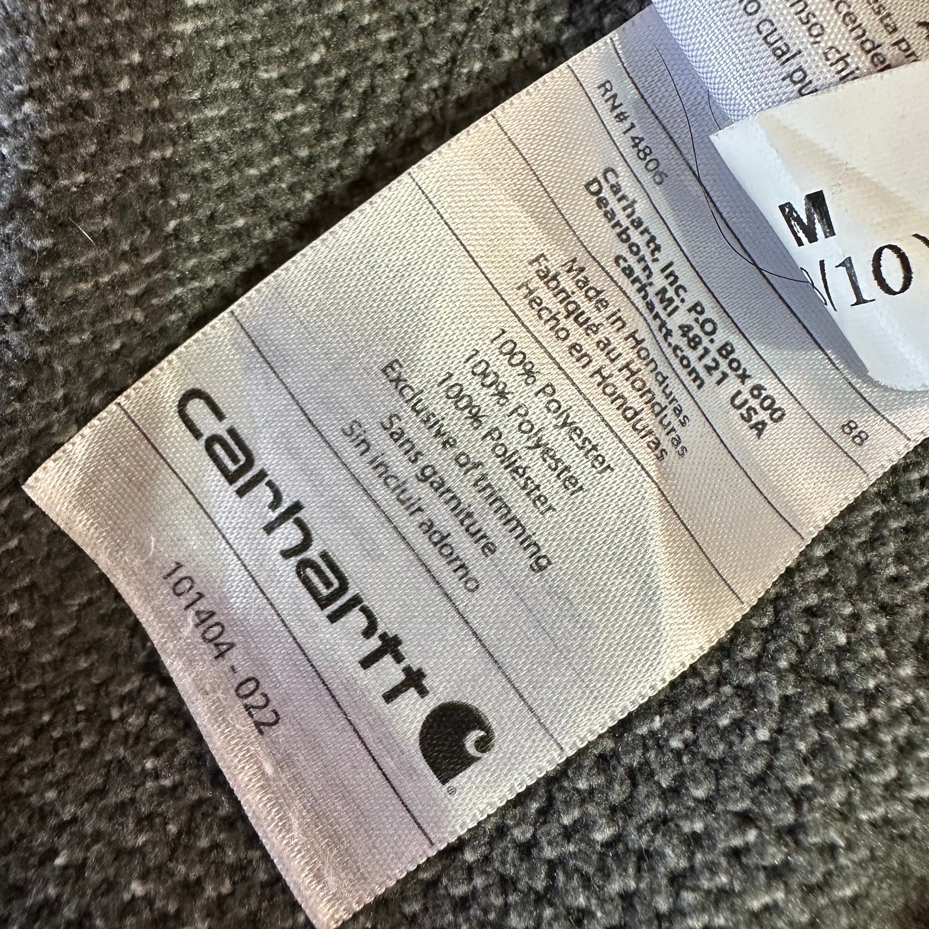 Carhartt Womens Medium Gray Full Zip Sweatshirt