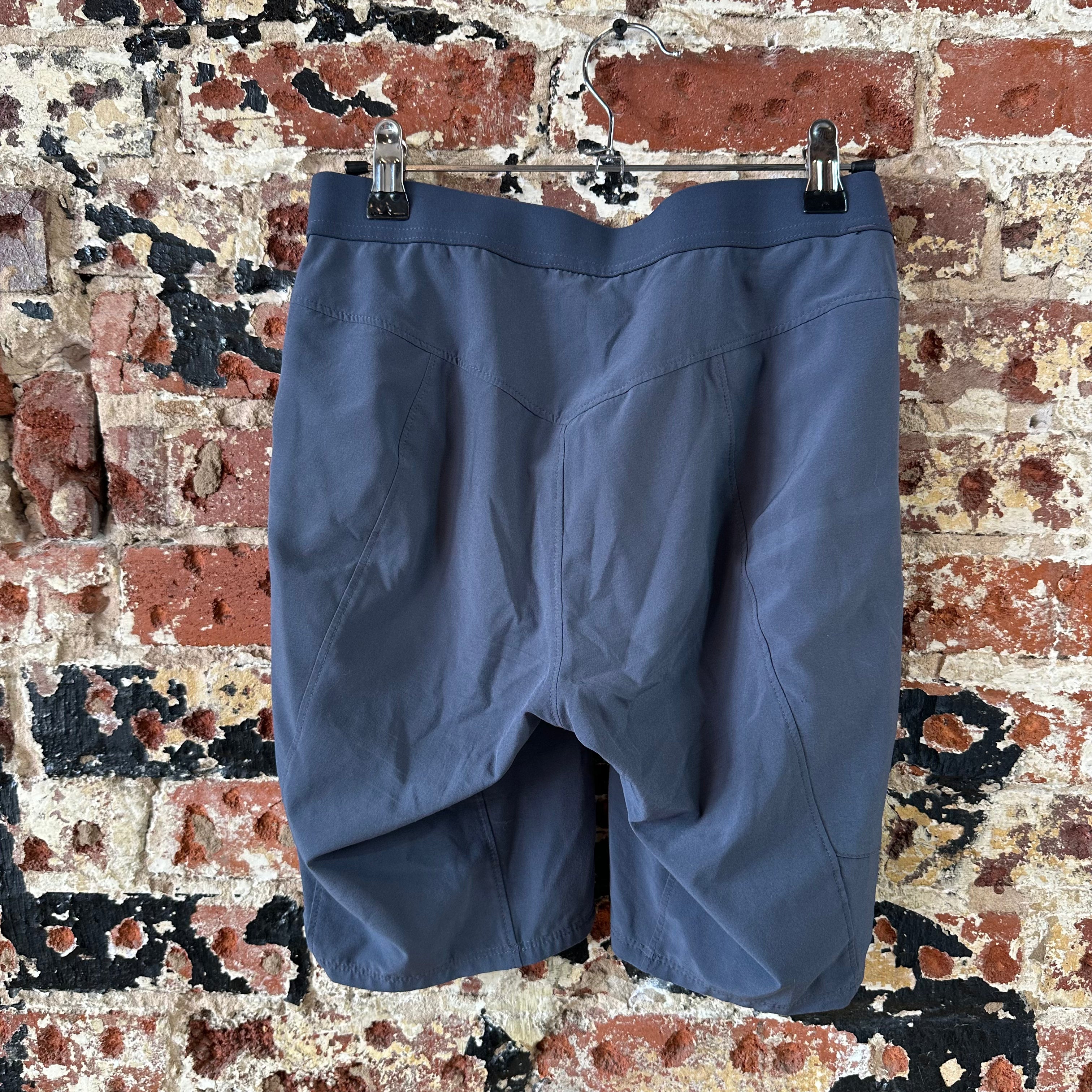 Patagonia Bike Shorts Womens 0 Blue Pull on 26x9.25" Lightweight