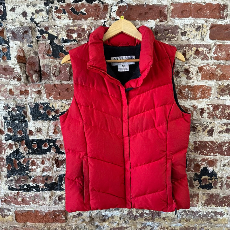 Columbia Vest Womens Medium Down Puffer Sleeveless Casual Zip Pockets Outdoors