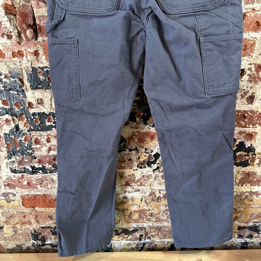 Carhartt Double Knee Mens 32x30 Gray Pants