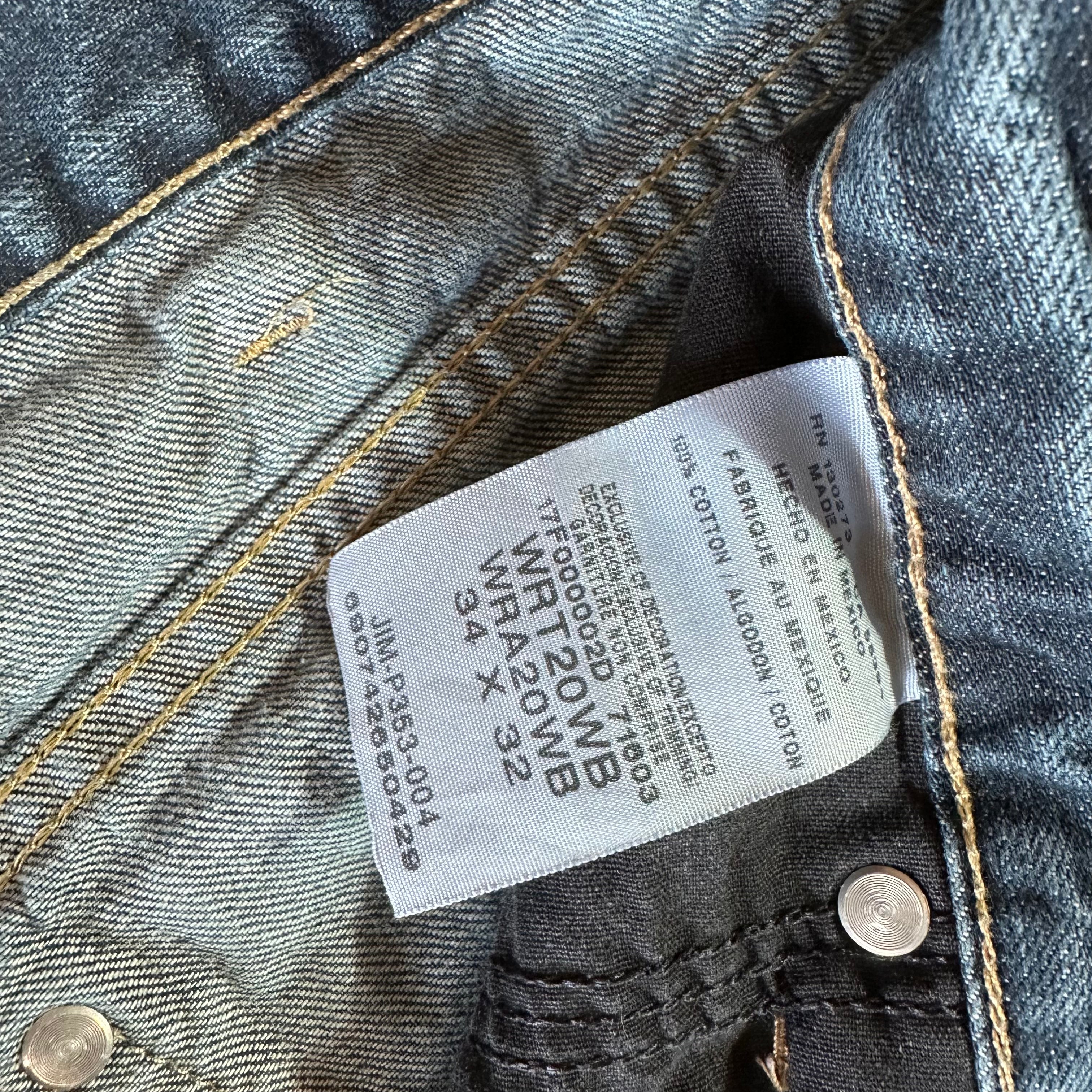 Wrangler Retro Mens 34x30 Blue Jeans