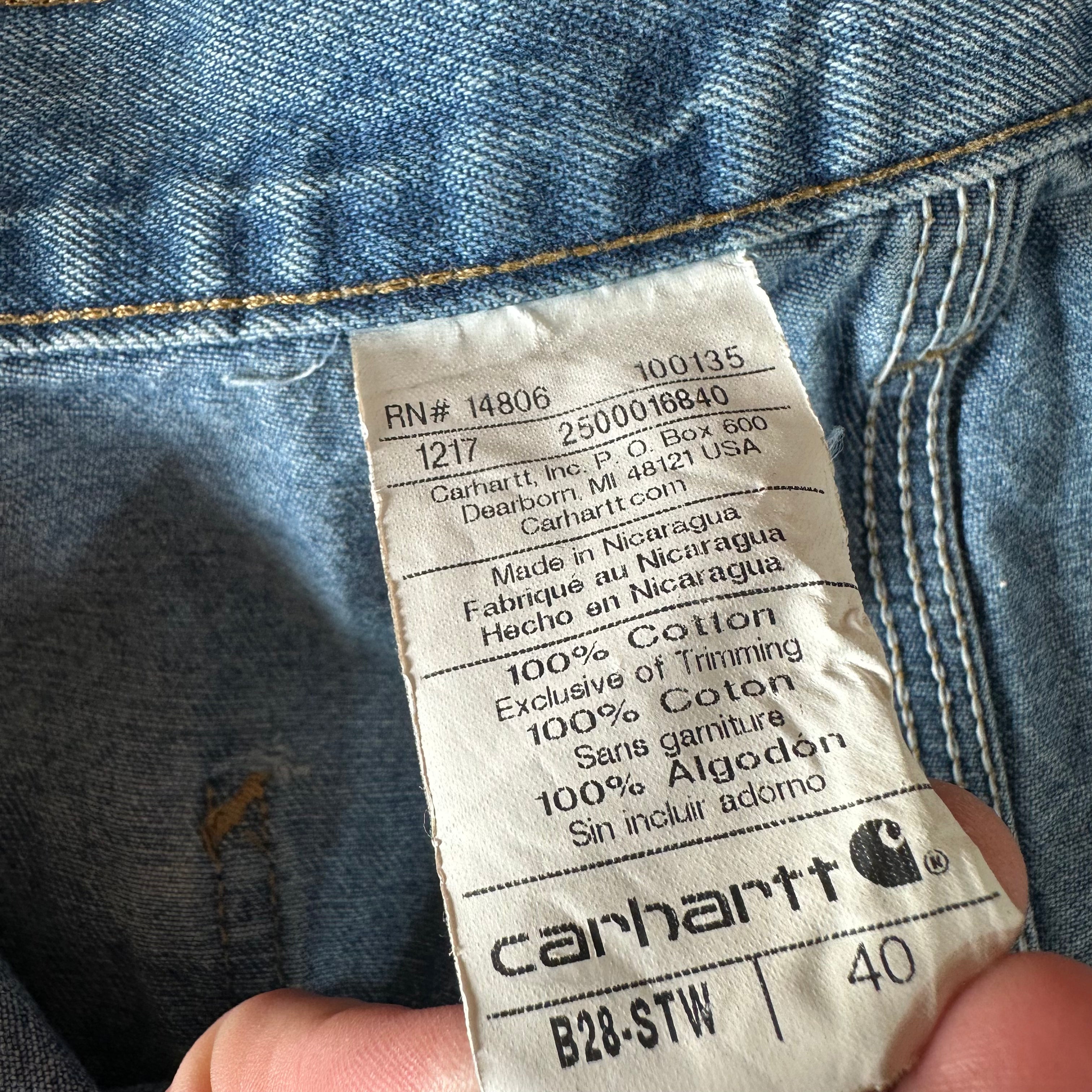 Carhartt B28 Jean Shorts Mens 40